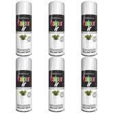 6X Paint Factory Brilliant White Gloss Spray Paint 400ml Spray Paint
